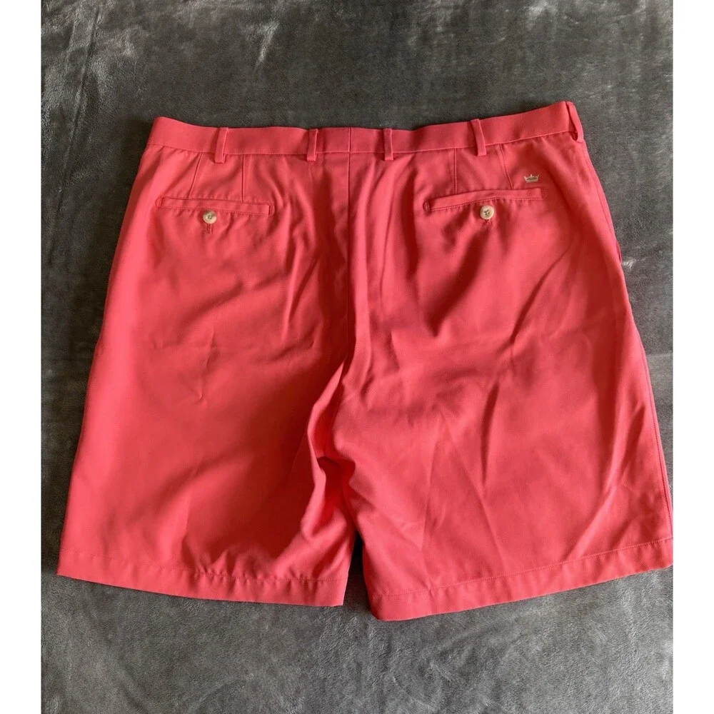Peter Millar Shorts Mens 40 Pink Performance Shorts Wicking Stretch Golf
